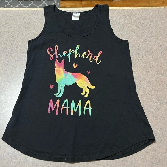 Port and Company Tops - Women’s “Shepherd Mama” tank
Dog mom shirt
